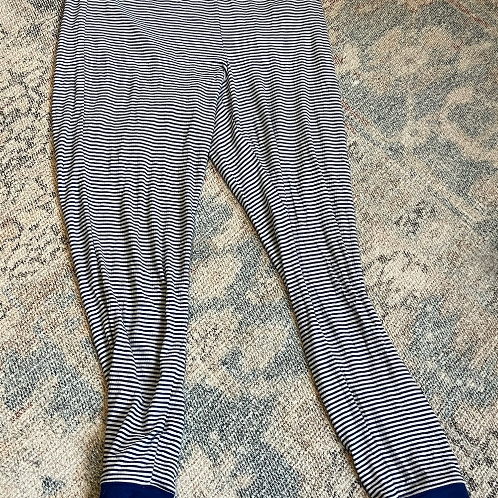GAP Navy and White Striped Pajama pants